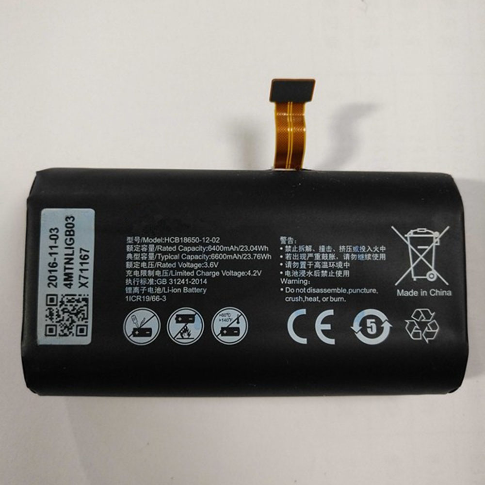 Batería para Watch-2-410mAh-1ICP5/26/huawei-HCB18650-12-02